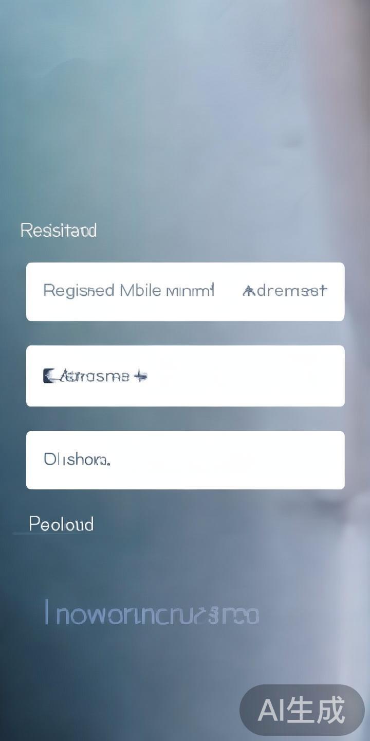 输入账号信息
在登录页面，用户需要填写注册时绑定